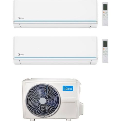 Midea Climatizzatore Dual Split serie Evolution 9+12 con M4O-36FN8-Q Inverter R 32 Wi-Fi Classe A++