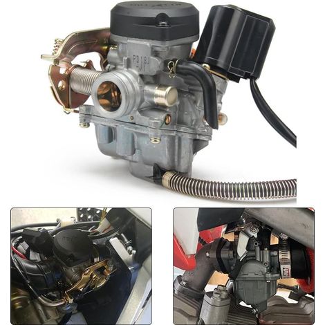 Carburateur PD18J CVK 18mm pour scooter 4 temps GY6 50cc 139QMB 139QMA compatible Jonway, Baja, Jmstar, Lance et nombreuses marques (1/5)