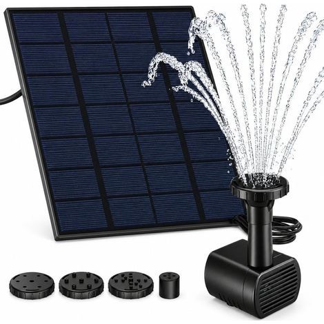 Fontän / Solcellsfontän - Vattenfontän med solcell (1/5)