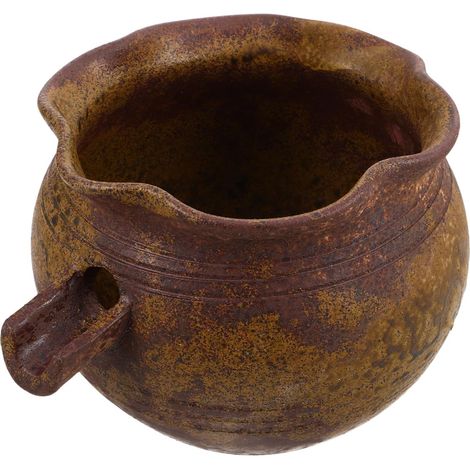 Fontaine à Jet Eau pour Bassin Cascade de Jardin avec Pot Céramique Fontaine Extérieur pour Point Eau Vasque de Jardin