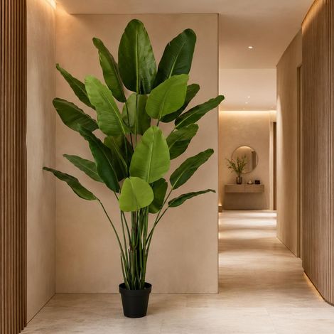 200cm Traveller Palm Artificial Tree Realistic Premium (1/3)