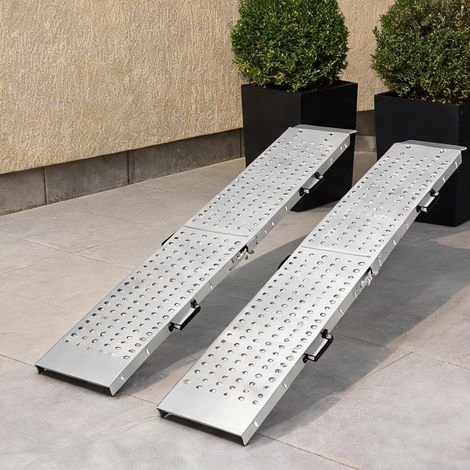 Rampe de chargement pour véhicule en metall 180 x 25,5 x 6,5 cm (1/5)