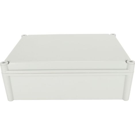 Boîtier électrique gris IP67 étanche avec platine de montage, coffret de projet pour ingénierie (1/5)
