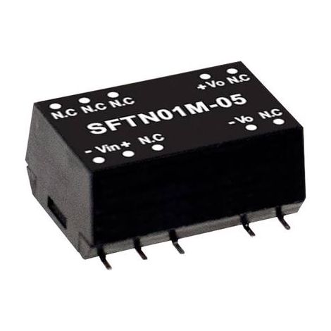 MODULE CONVERTISSEUR CC/CC MEAN WELL SFTN01M-12 NBR. DE SORTIES: 1 X 84 MA 1 W 1 PC(S)