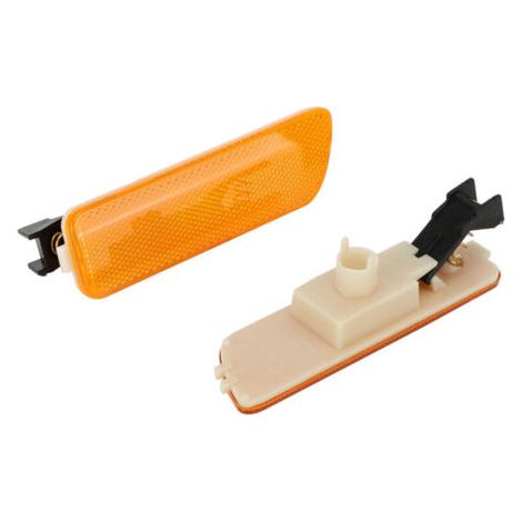 QORVA
-Paire de boîtiers de lumière de côté de pare-chocs fumé pour MK4 617215181853 (Jaune),de