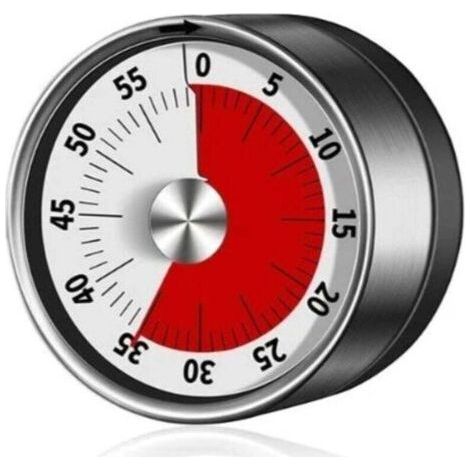 60 Minute Mechanical Timer, XU, Magnetic Stopwatch - (1/4)