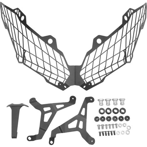 Grille de protection phare moto noire, grillage pare-éclats, remplacement pour Versys 650 300R 1000 (1/5)