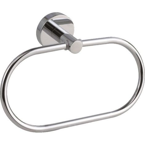 tesa Handtuchring Smooz oval, hochglanz-verchromt Handtuchringe