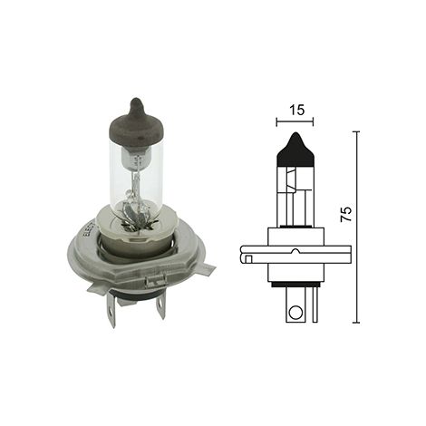 Halogenlampe 12V - 60/55W Modell H4