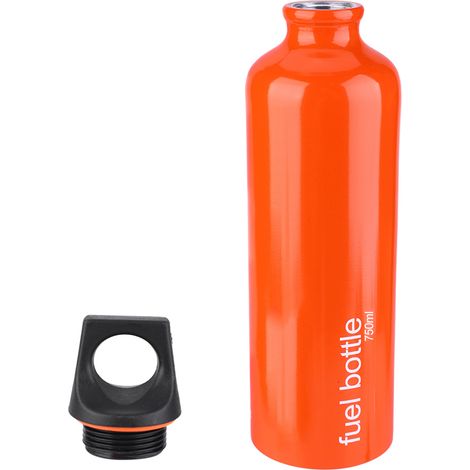 Bidon d'essence portable 750 ml pour réchaud à gaz - Récipient de carburant de secours pour camping et randonnée (1/5)