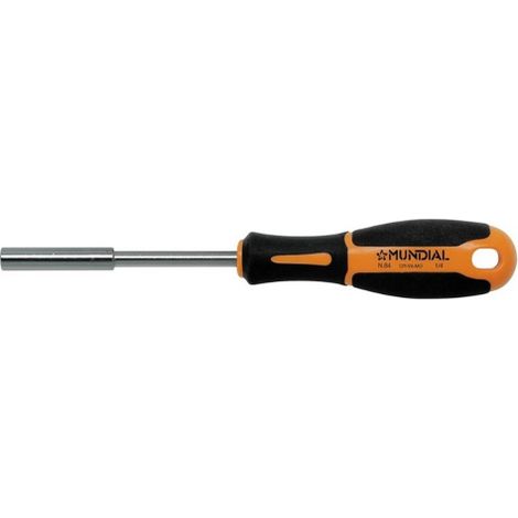 Porte-embout magne'tique Mundial pour tournevis 1/4" avec poigne'e ergonomique antide'rapante, outils de bricolage