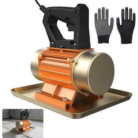 Electric Concrete Surfacer Concrete Vibrating Plate with Continuous Locking (1/5)