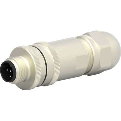 TE Connectivity T4111511051-000 Sensor-/Aktor-Steckverbinder, unkonfektioniert M12 Stecker, gerade (1/4)