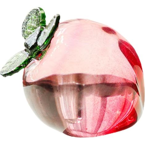 Kristall-Pfirsichfigur, künstliche Frucht, kompaktes Dekorationsobjekt für eine moderne und elegante Kücheneinrichtung, sorgt für eine frische Atmosphäre (1/5)