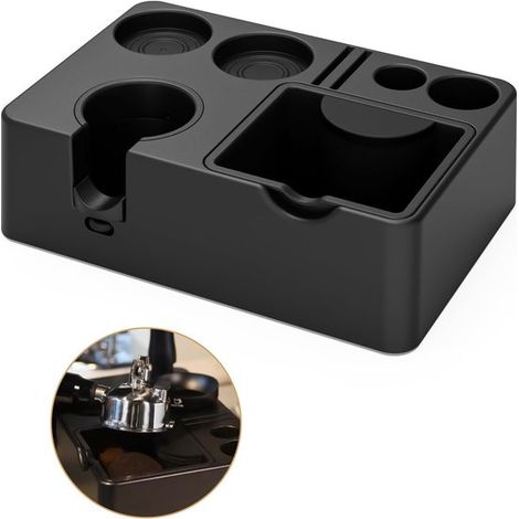 Organizador de café espresso 10 en 1: caja para posos y estación de prensado extraíbles, prensadores y distribuidores de 51/54/58 mm (1/5)