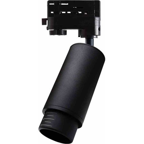 Foco LED para carril Milagro zoom ML7371, negro (1/2)