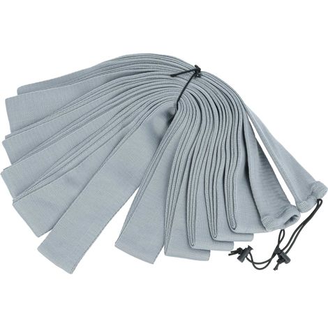 vhbw Schutzüberzug kompatibel mit Air Master Zentral-Staubsaugerschläuchen - Ø 60 mm, 11 m lang Grau