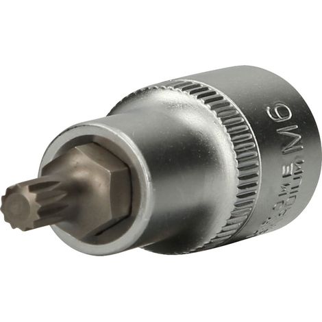 BRILLIANT TOOLS 1/2" Llave de vaso XZN 55 mm de largo M6 - BT022931 (1/4)