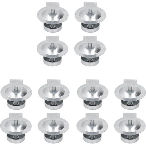 Lot de 12 pieds de ruche anti-fourmis en acier inoxydable, support pour ruche. (1/5)