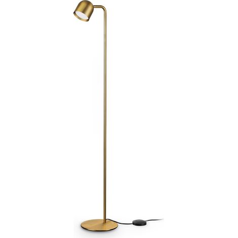 DODO LAMPADA DA TERRA OTTONE 1 LUCE ATTACCO GX53 LAMPADINA INCLUSA ORIENTABILE (1/3)