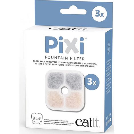 Cat-it PIXIE filtri bianchi per fontane d'acqua per gatti (1/5)