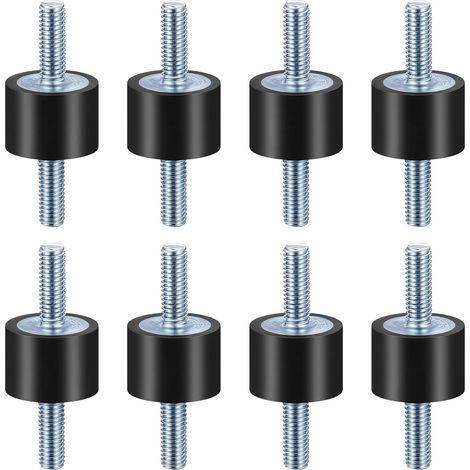 Stück für M6 Silentblock, Gummi-Silentblock, Antivibrations-Gummilager, M6 Gummi-Stoßdämpferlager (VV20 x M6 x 18) (1/5)
