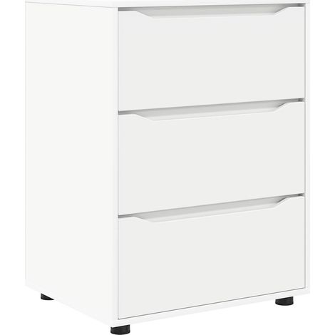 Aufbewahrungsschrank Weiß 60 x 48 x 81 cm Holzwerkstoff vidaXL (1/5)