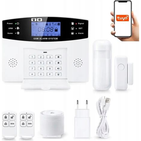 SISTEMA DI ALLARME WIRELESS GSM WiFi TUYA POLISH