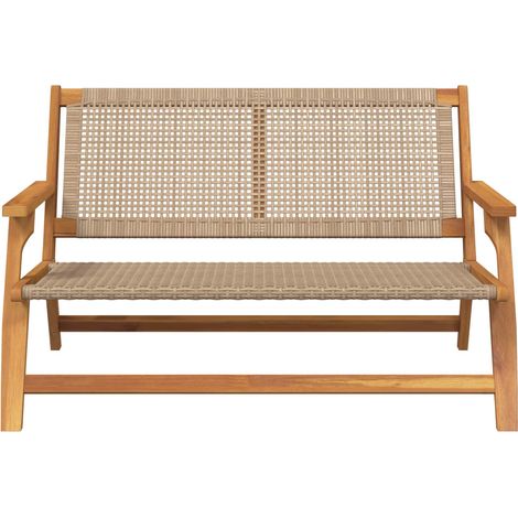 Maison Exclusive - gartenmöbel Beige 122 x 78 x 73 cm Massivholz (1/5)