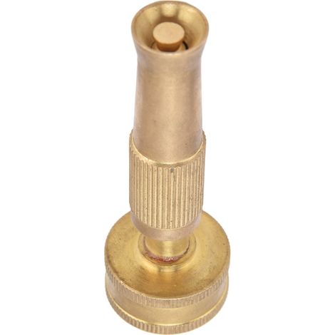 Buse rotative réglable, raccord de tuyau d'arrosage en laiton massif épais (1/5)