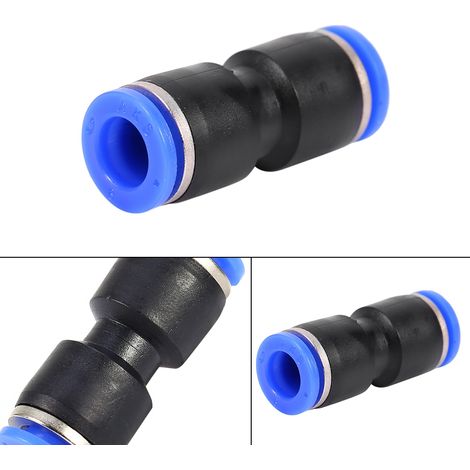 Lot de 5 raccords pneumatiques à insertion rapide pour tuyau d'eau et vanne d'air (1/5)