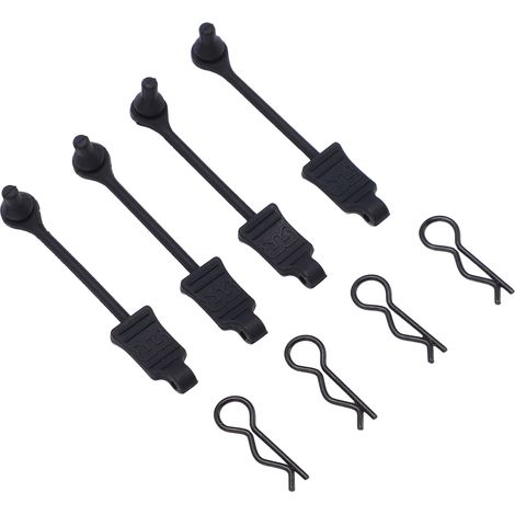 4 Pièces Fixations de Carrosserie pour Modèle RC ARRMA Senton 1/10 - Attaches et Support Coque Voiture Télécommandée (1/5)