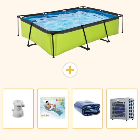 Exit-toys Piscine Exit Rectangulaire - 300x200x65 cm - 5-pièces S286 (1/5)