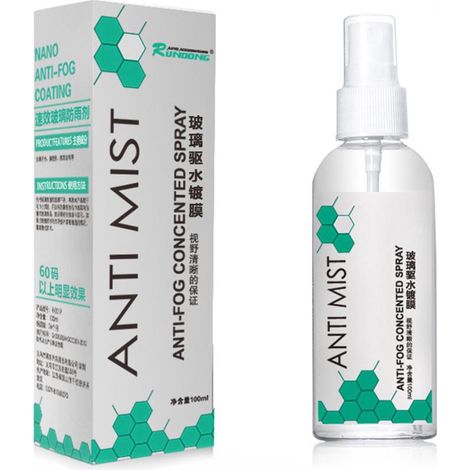Spray Anti-Buée pour Lunettes et Masques - Traitement Anti-Reflet sur Verres, Écrans et Vitres (1/5)