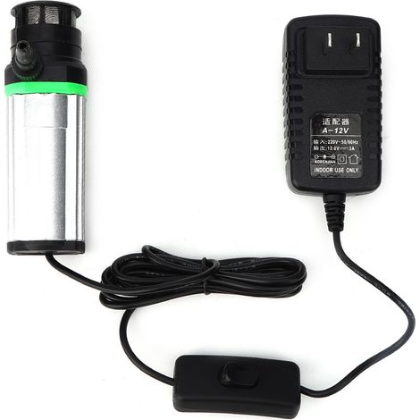 Pompe à eau submersible 12V pour usage domestique, refroidissement et circulation, prise CN. (1/5)