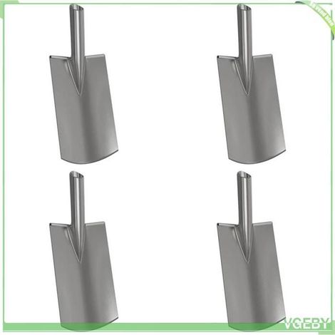 Tête de pelle (lot 4) - FAFEICY - 42019409 - Acier enduit de poudre - 43 x 17 cm - Argent (1/5)