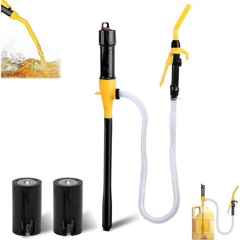 Pompe à carburant électrique, pompe de transfert à batterie, pompe à huile portable, extracteurs de liquide, pompe à essence pour bidon, pompe à essence diesel, pour voiture, moto, sans (1/5)