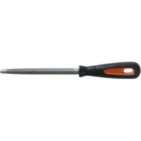 Lime triangulaire Bahco triangular sharpening file denture demi-dure poignée ergonomique