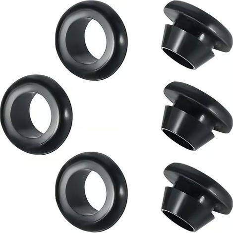 20 passe-câbles en caoutchouc. Bouchons en caoutchouc. Passe-câbles en caoutchouc. Pour la protection des fils et câbles. Diamètre intérieur : 18 mm. Diamètre de montage : 22 mm. (1/5)