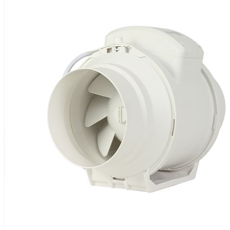 Extractor de aire en línea Bilake silencioso para conducto circular / tubular de 125mm 38/42W (1/5)