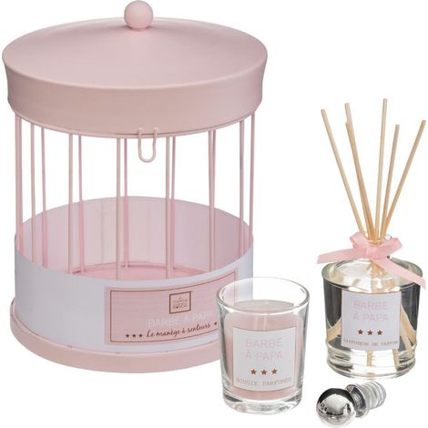 Coffret Senteur 1 Diffuseur de parfum 6 Bâtonnets 1 Bougie parfumée - Atmosphera