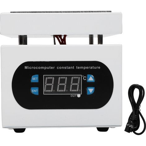 Plaque chauffante à souder 350W, 100x100mm, micro-ordinateur, Station de préchauffage électrique pour laboratoire industriel électronique, prise ue (1/5)
