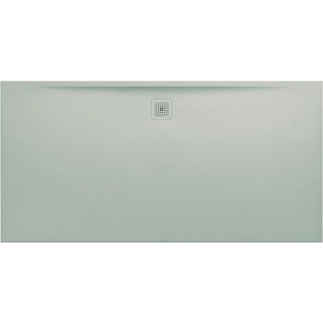 Receveur de douche LAUFEN PRO rectangulaire, écoulement sur le côté long 2000 x 1000 x 36 mm, gris clair LAUFEN