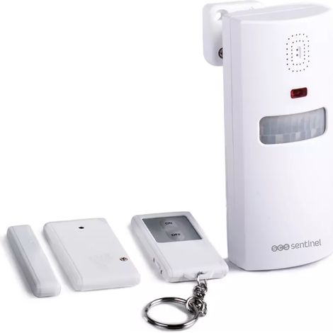 Scs Sentinel – Alarme autonome sans fil EASYALARM – Détecteur de mouvement jusqu'à 5m – Angle de détection 90° – Volume alarme 100 dB (1/5)