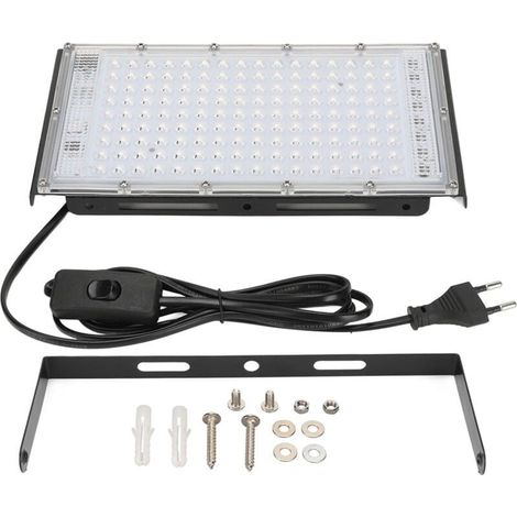 Lampes de culture pour plantes d'intérieur, lampe de culture LED à spectre complet 200 W, lampe de culture à 144 LED étanche IP65, panneau quantique à économie d'énergie, lampe de culture hydroponique (1/4)