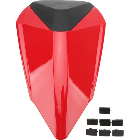 Sellerie arrière passager en plastique injecté rouge pour Ducati 899 2012-2015, capot de selle et carénage queue