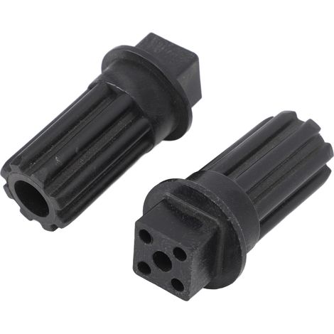 2 PCS Manchon Vis Broyeur à Viande Noir Plastique Installation Rapide Pour Kenwood (1/5)