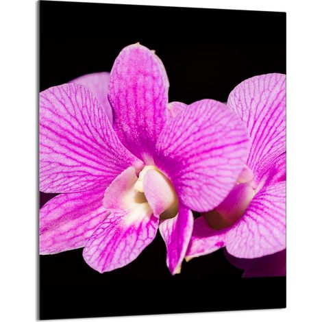Glasschneidebrett 40x52 Orchidee