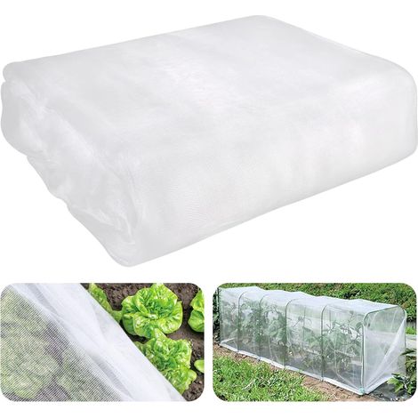 Filet Anti Insecte - Maille Fine 2 m x 5 m - Pour Serre Jardin Potager Fruits Légumes Fleurs - Protection UV Stabilisé Polyéthylène - 1 Pièce (1/5)