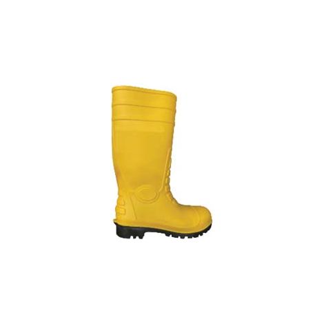 STIVALI DI SICUREZZA  A GINOCCHIO IN PVC GIALLO- - nÂ°46 - 1 paio EXCEL